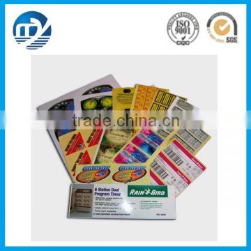 yellow back paper plain sticker for promotion