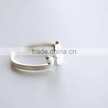 2015 Tiny Delicated Adjustable 925 Sterling Silver Little Cat Ring photo-5