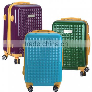 100% Pure PC Travel Luggage 3 PCS Luggage Bag with TSA Lock 100% Pure PC Trolley Luggage