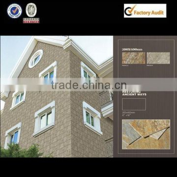 ceramic glazed tile for exterior wall designs of house