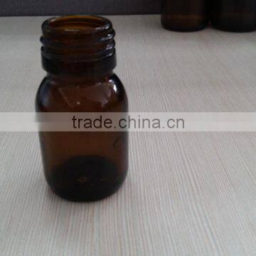 hot sale 30ml-100ml Amber Colored Tablet Glass Bottles