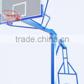 Manual movable basketball stand