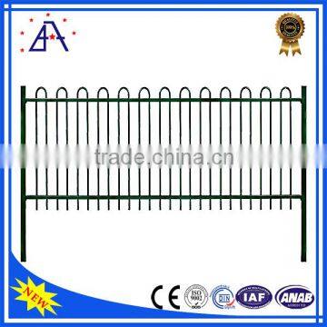 High Style Modestly Priced Silver Anodized Aluminum Fence Post