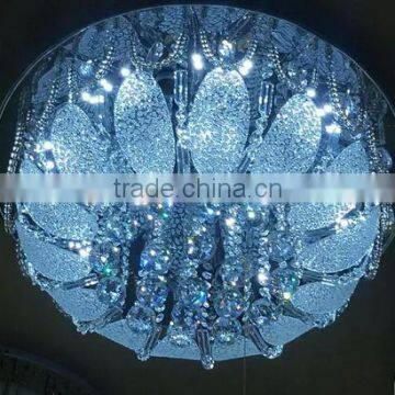 Zhongshan chandelier &factory crystal ceiling lamp with color decoration