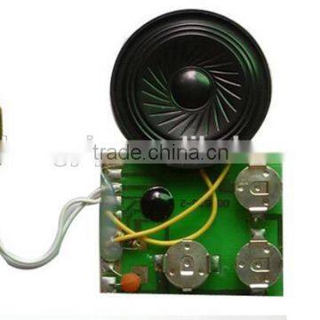 mini battery operated music sound electronic light and sound module for greeting card