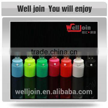 New portable flexible micro-usb led light with switch for power bank or computer