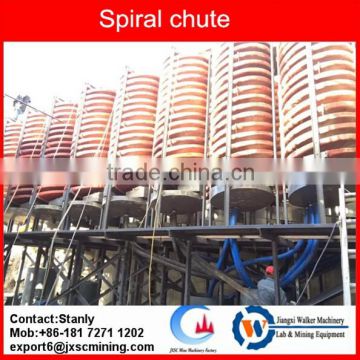 China high quality wolframite tungsten spiral concentrator