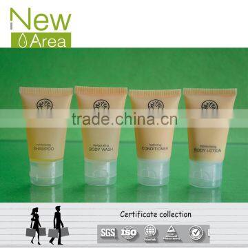 high quality elegance design hotel plastic shampoo tube with flip top cap