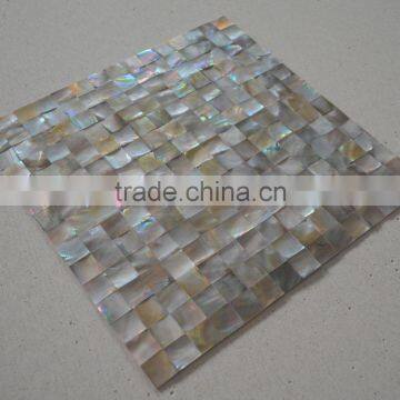 Glossy Brown Lip Sea Shell Mosaic , Wall Tile,interior Wall Decoration