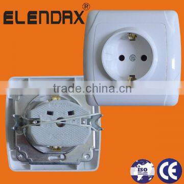 German Style Flush Mounting16A Schuko Socket Outlet (F3010) photo-3