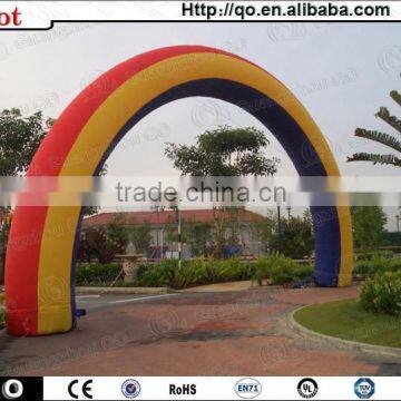 Excellent quality attractive inflatable rainbow arch