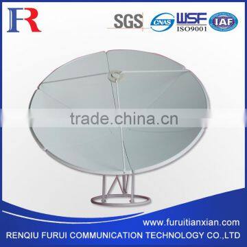 C band 180 satellite dish tv antenna with 6 panels