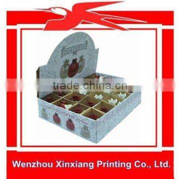 Customized Folding Paper Chocolate Display Stand
