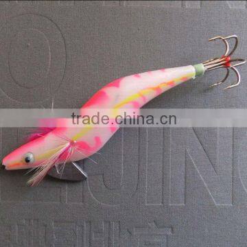 New Pink with white Paint Squid jig