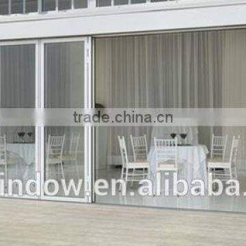 Wholesale PVC horizontal bi-fold doors for comfort room,PVC windows and doors