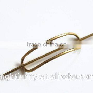 Brass Hair Slide Large Metal Hair Barrette Rustic Copper Hair Clip Minimalist Hair Accessories Up-do Hair Barrette photo-2