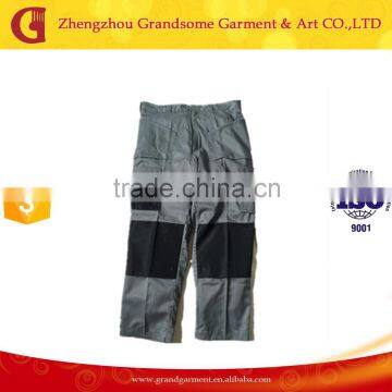 wholesale mens cargo pants with side pockets and knee pad factory in China