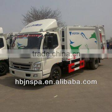 competitive price 8 CBM foton garbage truck