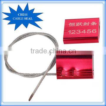 CH211 Chinese pull tight one-time tamper proof cable seals