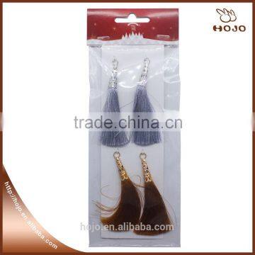 Large hanging curtain Tassel necklace