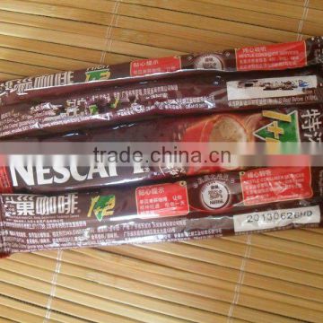 back-sealed aluminium foil slender coffee bag