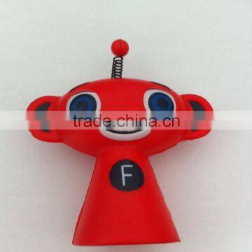 red doll antistress toy with spring