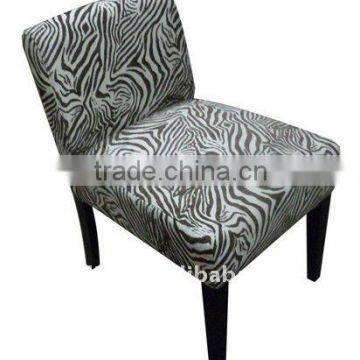 DIOU WOODEN FRAME PATTERN FABRIC LEISURE CHAIR(DO-6006)