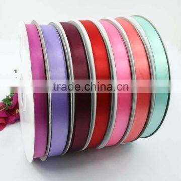 wholesale 1/2 inch 13mm polyester double sided satin ribbon