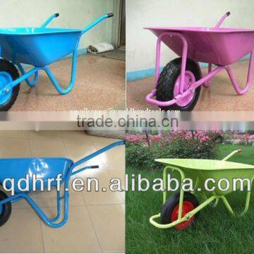 High Quality Wheelbarrow WB5009 With Single Solid Wheel and Galvanized Tray photo-4