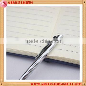 Top Grade Business Custom Hotel Copper Pen Holder Chromium Plated Advertising Pen photo-2