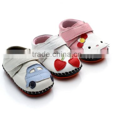 The fall of 2016 New Mens Genuine Leather baby shoes slip baby shoes cartoon version of small children's shoes shoes