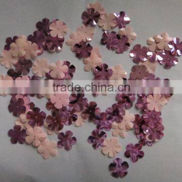 2.0cm Metallic PVC Flower Petals Wedding Confetti for party decoration