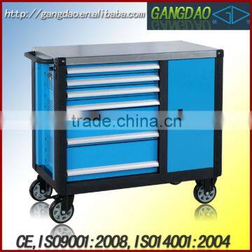 7 drawers metal tool trolley