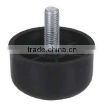 Popular products-black, round,plastic sofa leg