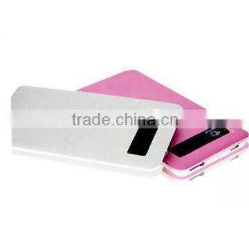 Wholesale  trust power bank Emergency travel accessory portable power bank 12000mah LCD power bank for phone case charger