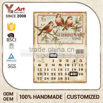 Wholesale Custom Shape Printed Calendar Embossed Plaque Blank Plaques