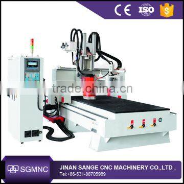 Advanced Italy HSD Spindle and SYNTEC control system Yaskawa servo motor 8 tools ATC CNC Router