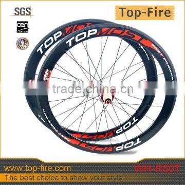 High quality full suspension Torayca T700 fashional & durable Tubular full carbon wheel set WH-R50T