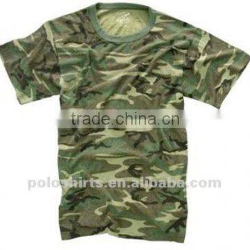 Men's screen printing camouflage t shirts