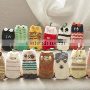 Children Microfiber Cozy Socks Animal Room Socks photo-5