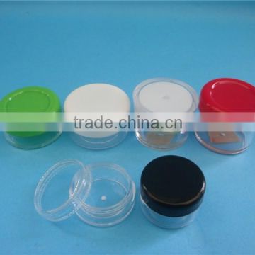 plastic cosmetic cream jar, small empty plastic cream jar packing