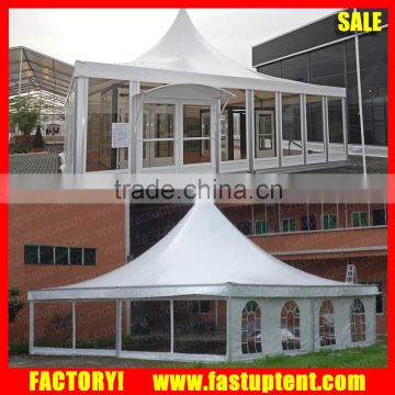 8x8m,10x10m Arabic Big Waterproof Tent Cover Glass PVC Sidewall Pagoda Tent Used Gazebo Tent                        
                                                Quality Choice