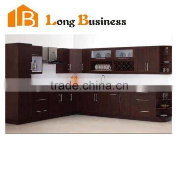 LB-JL1180 Original Unfinished Handmade Design Solid Wood Kitchen Cabinet