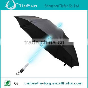 high quality 23inch x 8k straight umbrella features led umbrella