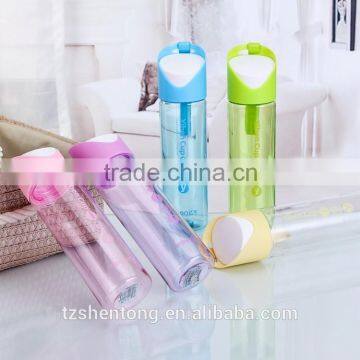 Narrow Mouth Portable Bpa Free Plastic Drinking Water Bottle YB-0195