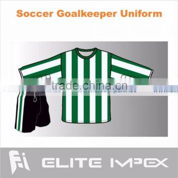 Wholesale sublimation goalkeeper uniform