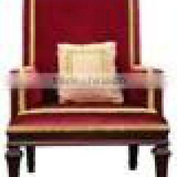 Mahogany Wooden Chair Hotel Furniture