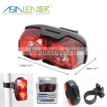 2pcs 1W LED Battery Operated LED Bike Light