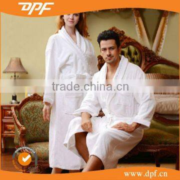 Made in China Luxury embroidery cotton couple bathrobe