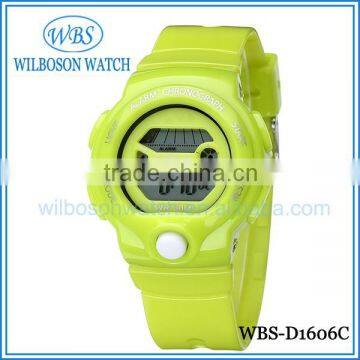 Waterproof digital silicone bracelet watch